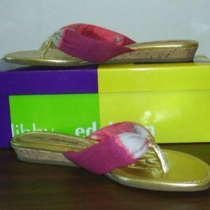 Libby Edelman Tie Dye Thong Flip Flops Sandals 8